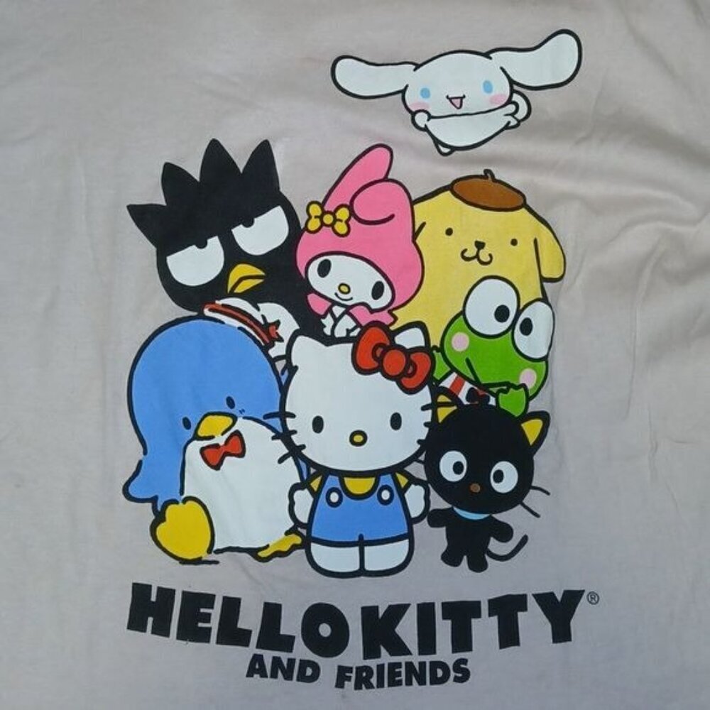Hello Kitty and Friends Pastel Pink Crewneck T-shirt - Picture 3 of 8